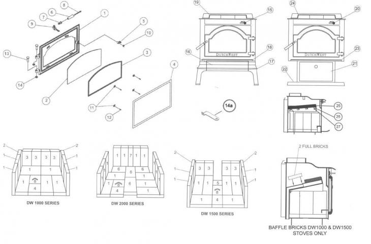 VC Windsor Large Steel WR2000L02 replacement parts diagram