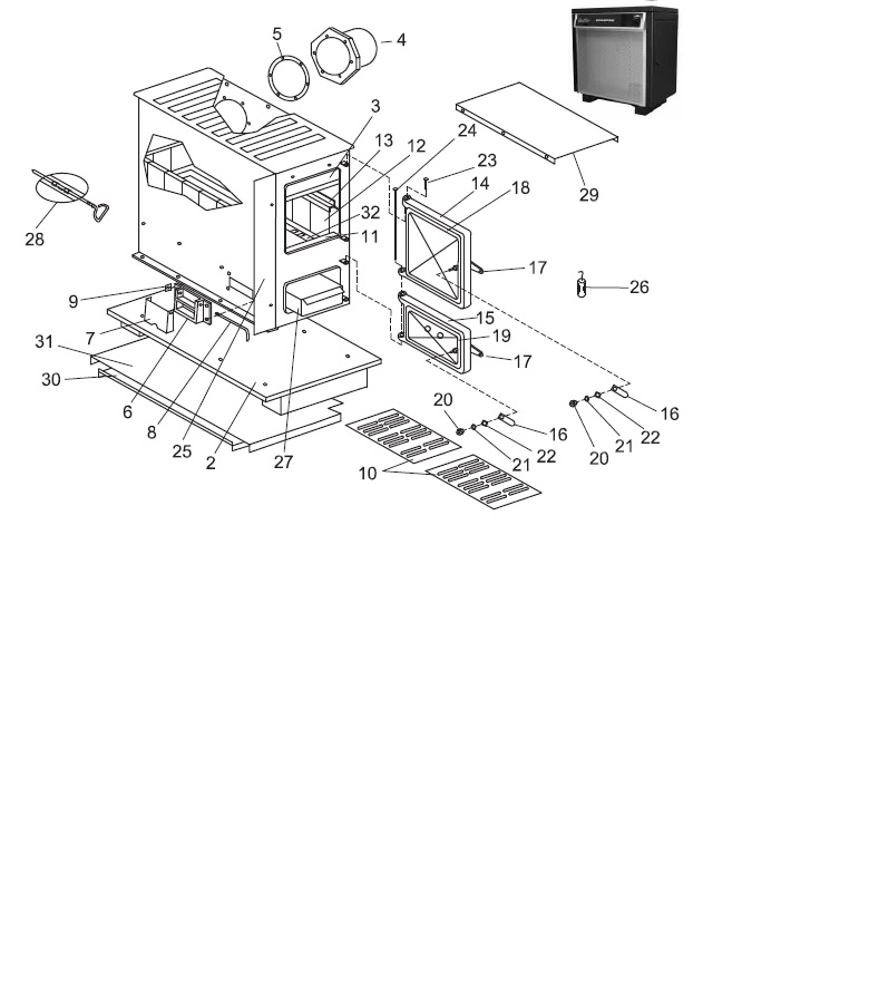 Wonderwood 2941 replacement parts diagram