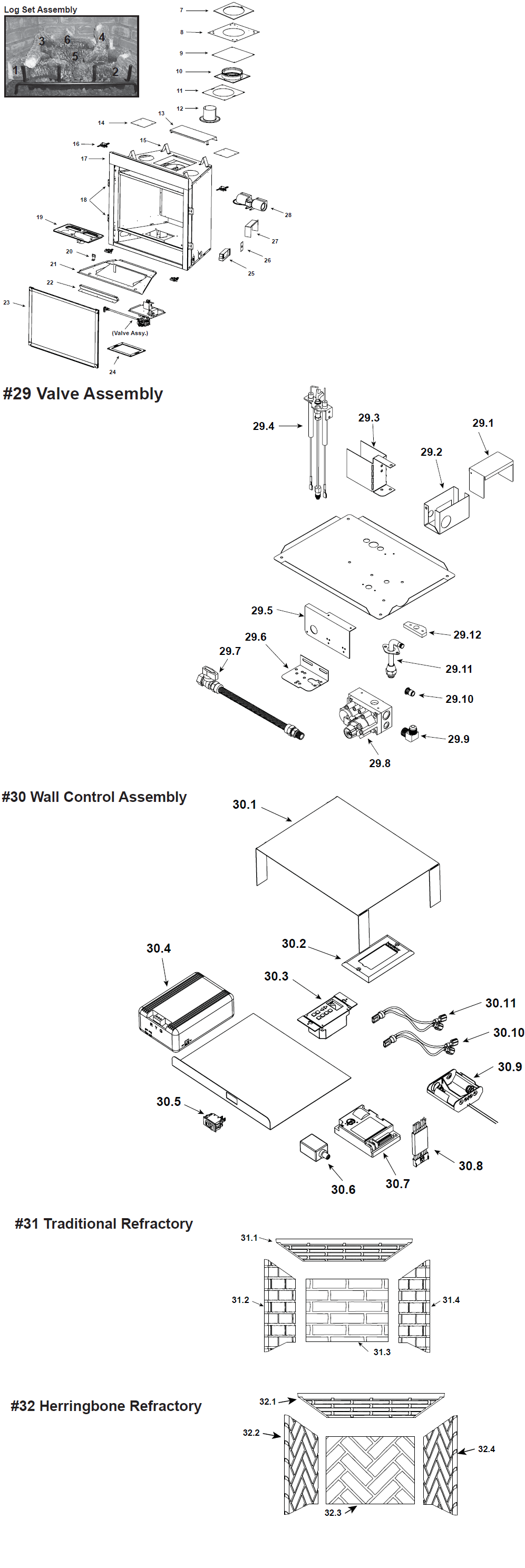 Heatilator CNXT4236IT, CNXT4236IH Parts Diagram | Mountain View Hearth ...