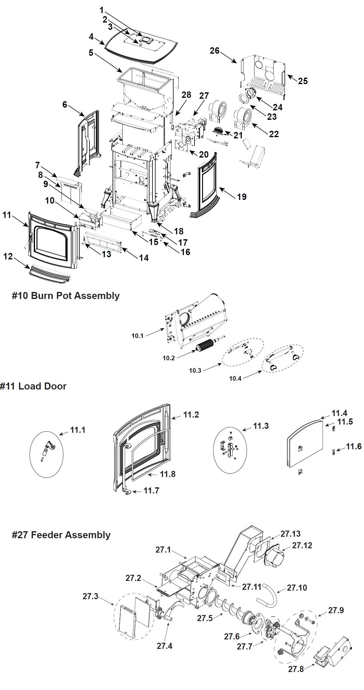 Harman Absolute 63 replacement parts diagram