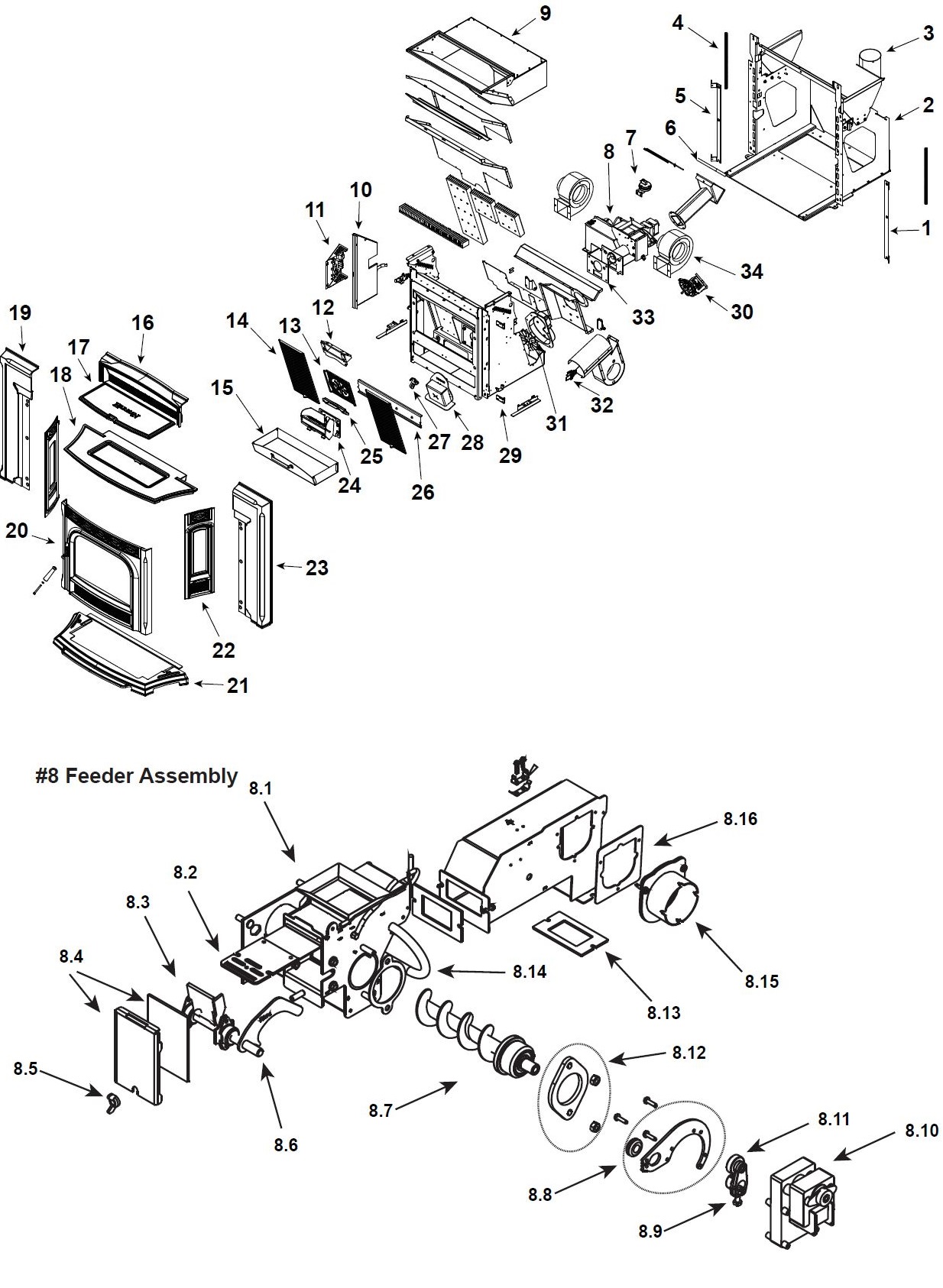 Harman Accentra52i replacement parts diagram