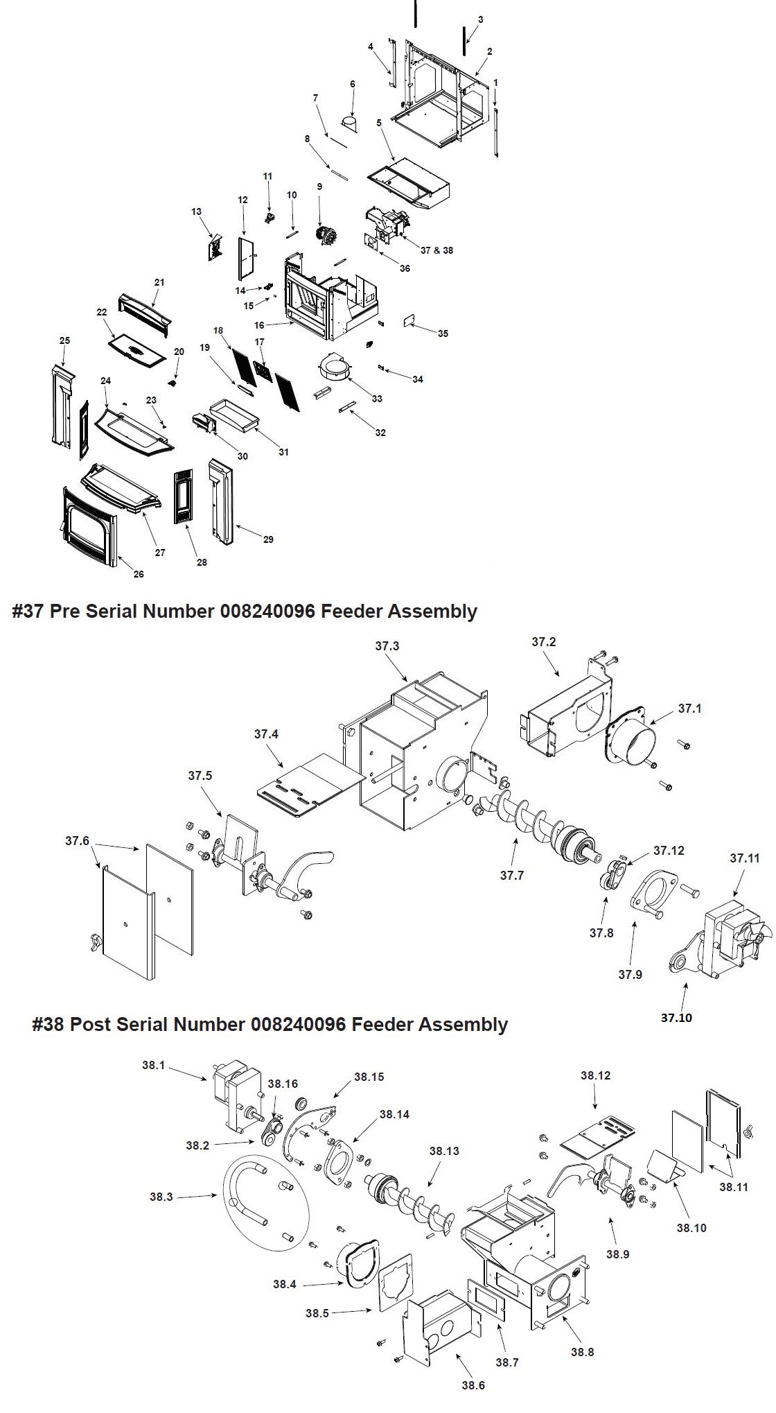 Harman Accentra-Insert replacement parts diagram
