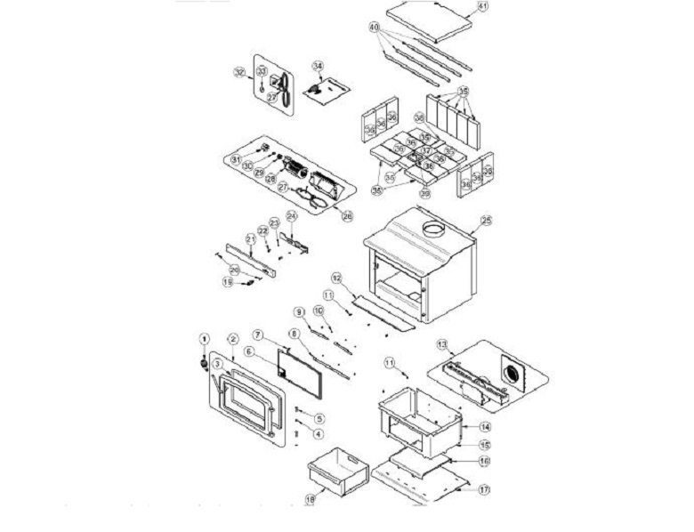 Century Wood FW3000 replacement parts diagram