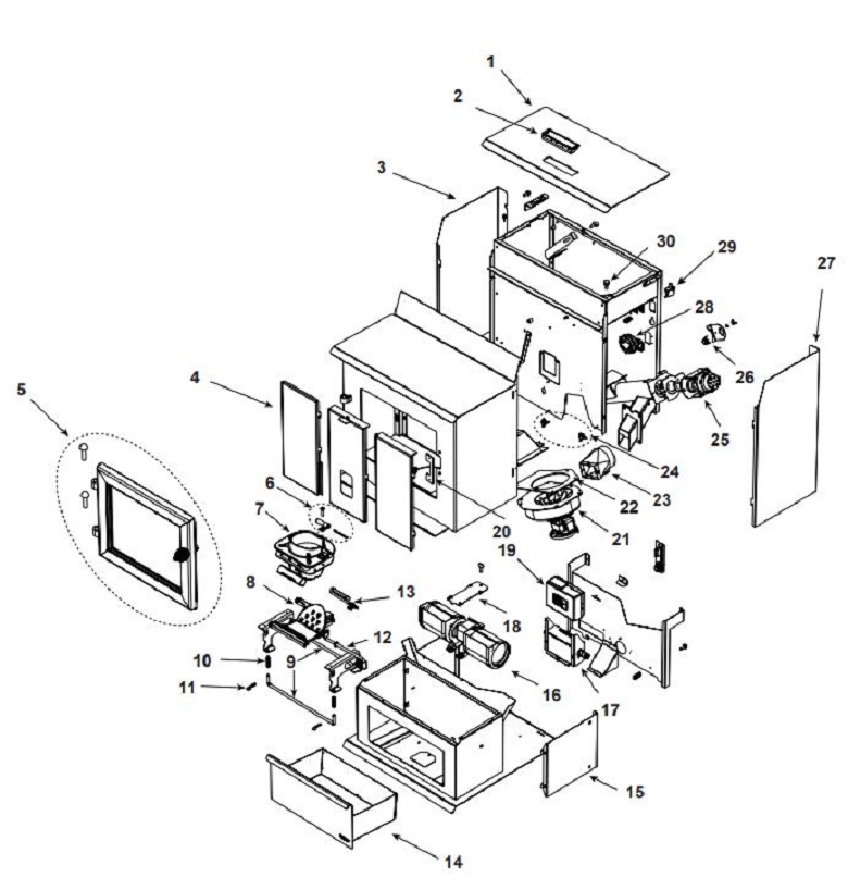 Heatilator PS50 Pellet