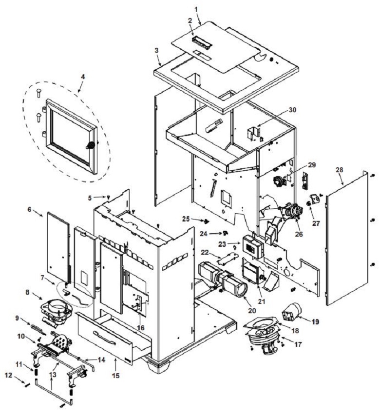 Heatilator CAB50 Pellet