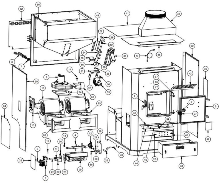 US Stove 8500 Multi-Fuel Pellet