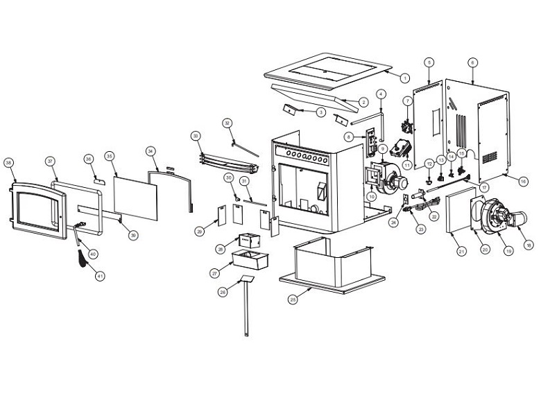 US Stove 5040 Pellet