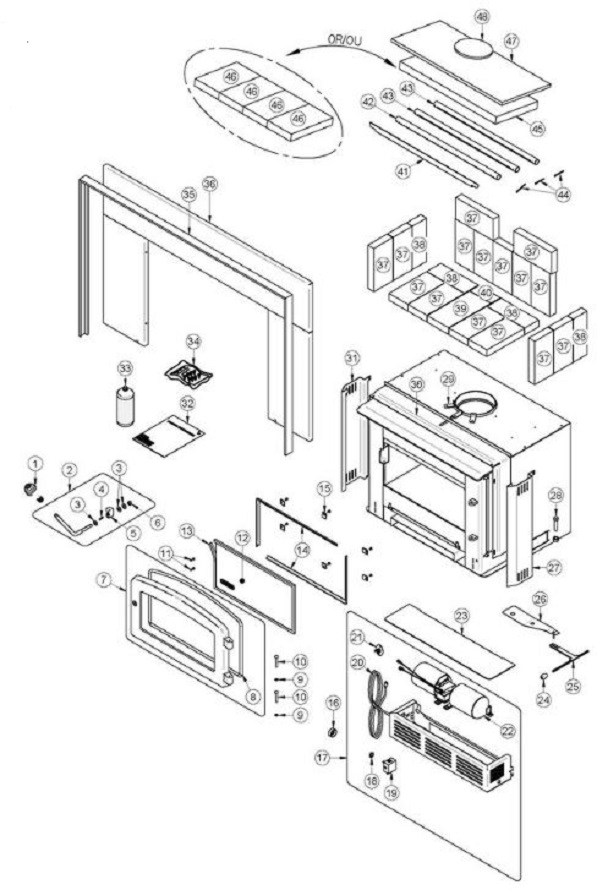 Drolet Escape 1400-I Wood