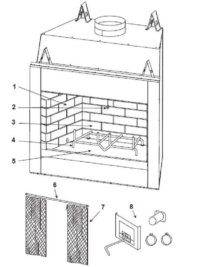 Heatilator T588 Wood