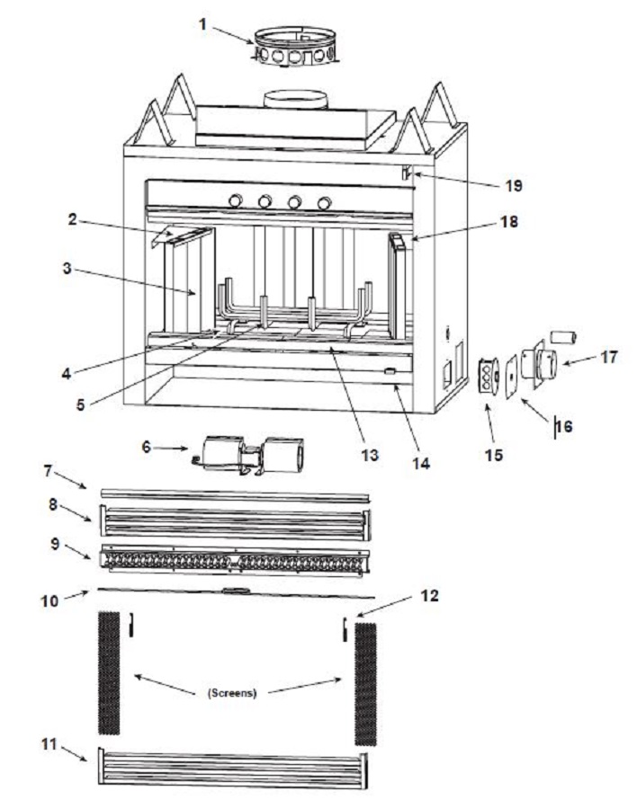 Heatilator SC60 Wood