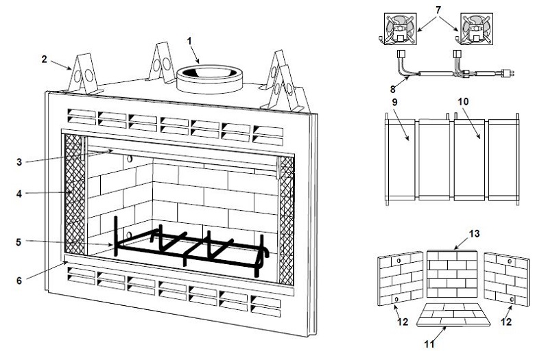 Heatilator MH39A Wood