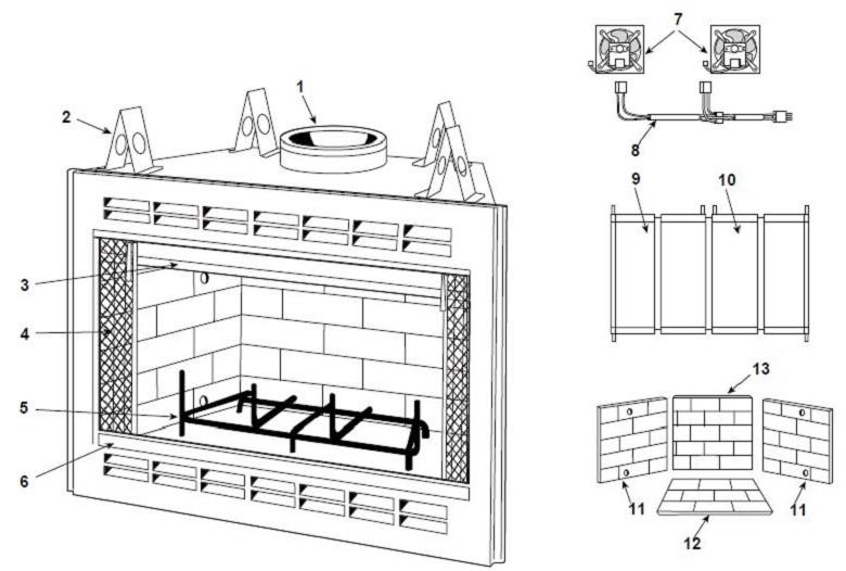 Heatilator MH36A Wood