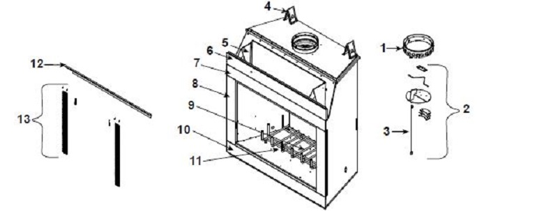 Heatilator ICON I80H Wood