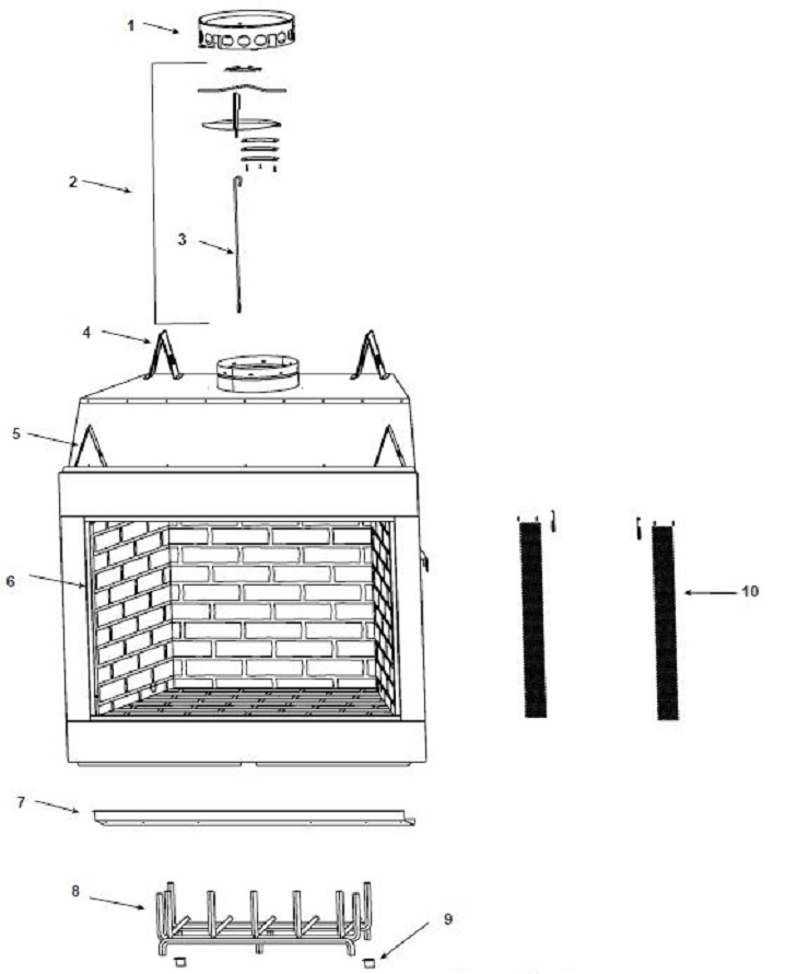 Heatilator I60T Wood