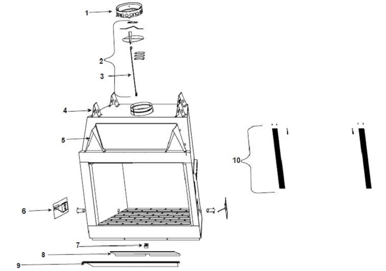 Heatilator I100T Wood