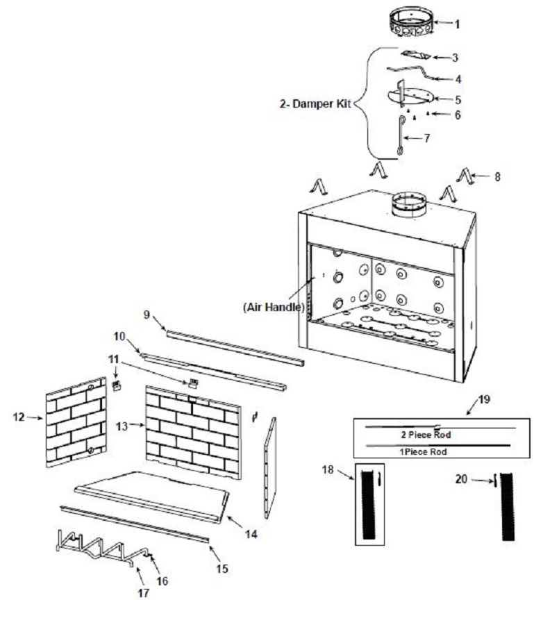 Heatilator EL42 Wood