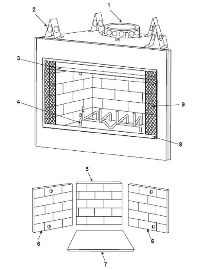 Heatilator E39 Wood