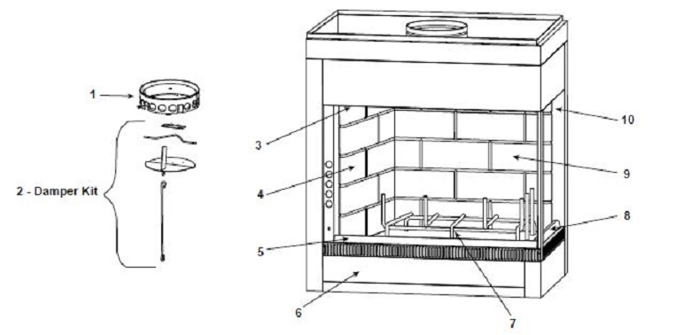 Heatilator CR36D Wood