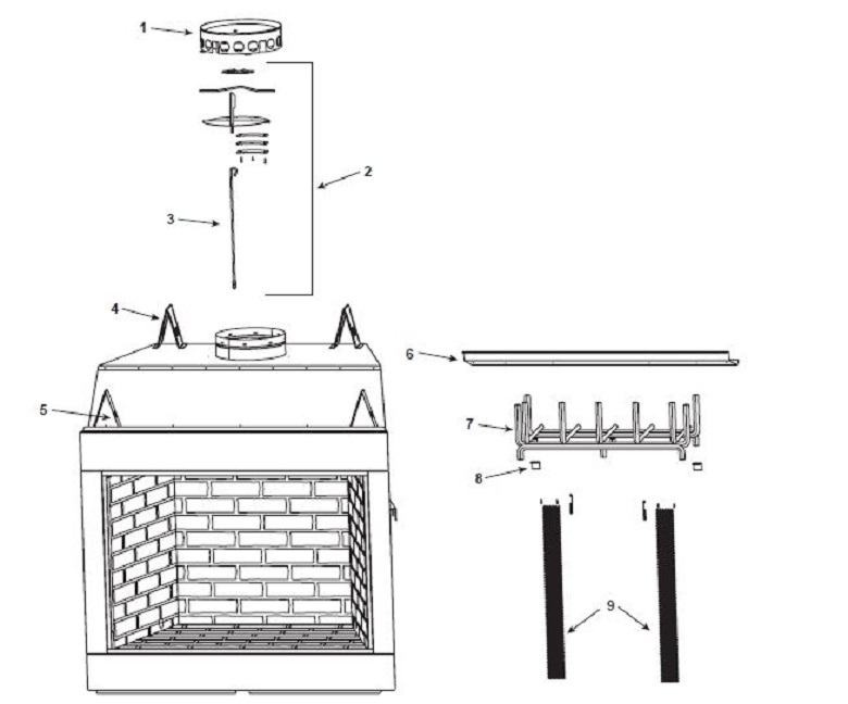 Heatilator CI80T Wood