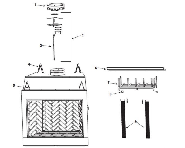 Heatilator CI80H Wood