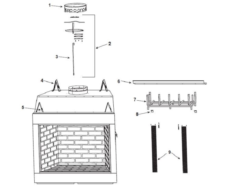 Heatilator CI80CT Wood