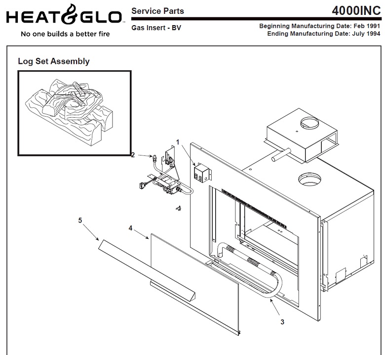 Heat N Glo 4000INC