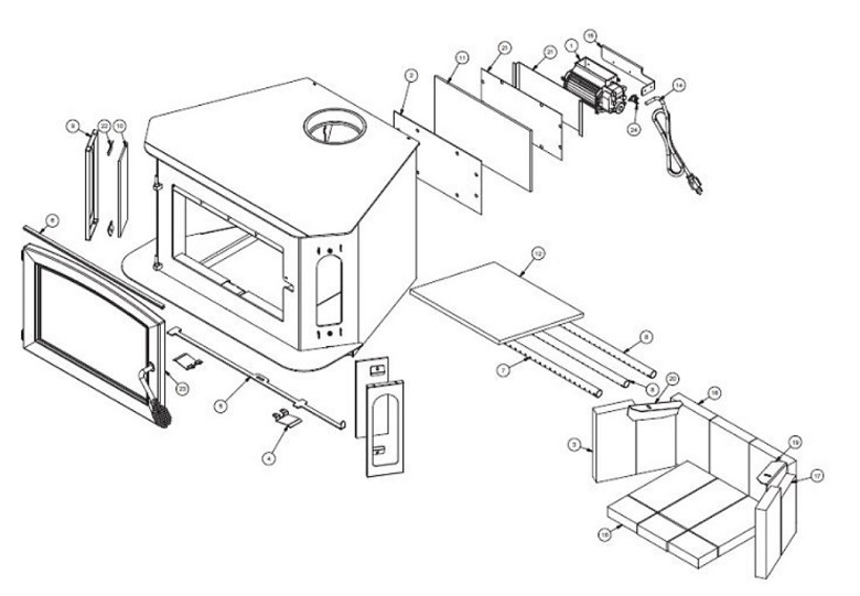 Breckwell SW180 Wood 