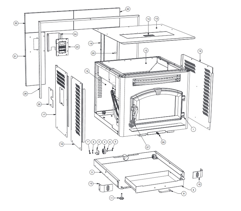 US Stove American Harvest 6041-i Pellet