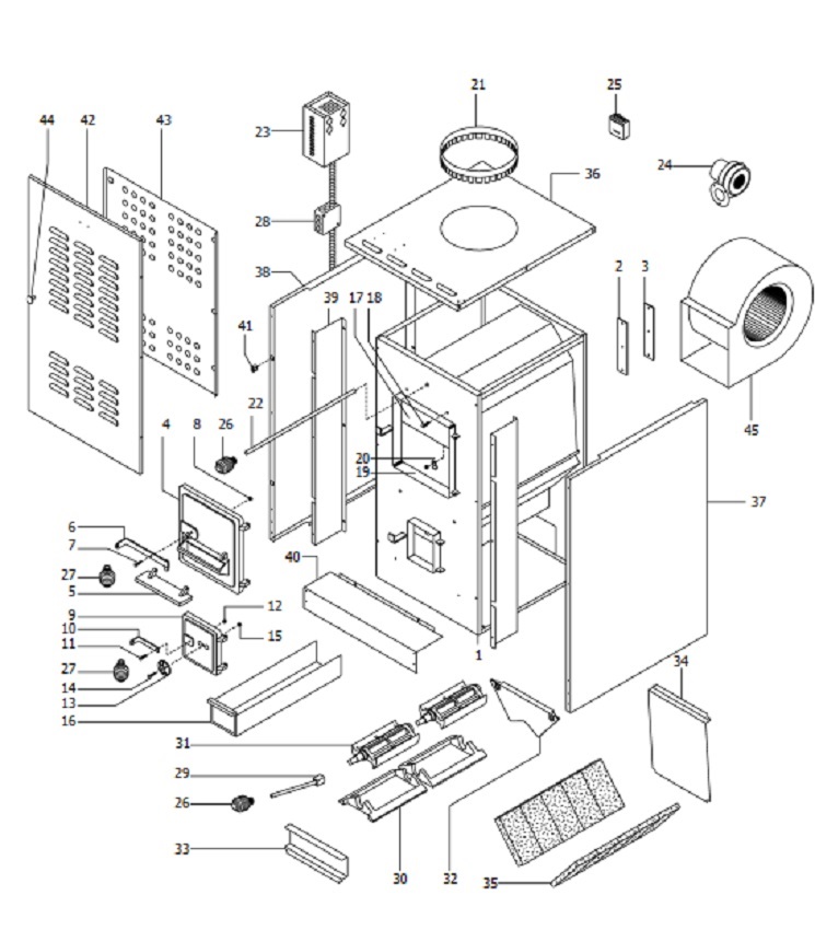 Ashley 24AF Wood-Coal Furnace