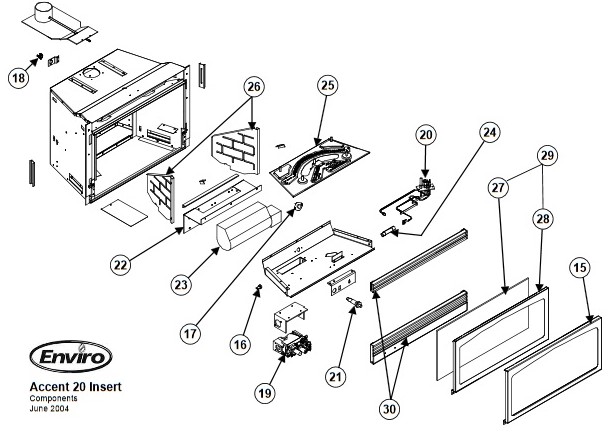 Enviro Accent 20 Insert Gas - 1