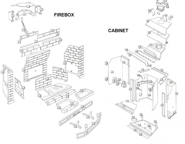 2050 Zero Clearance Fireplace