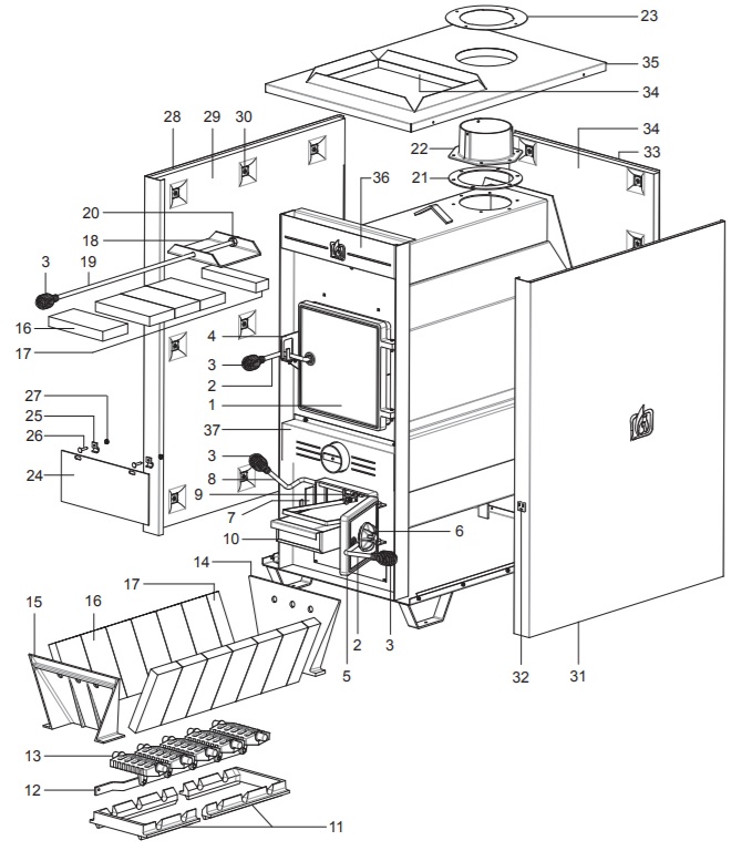 Breckwell SF747 Wood Furnace