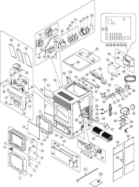 Osburn 5000 Pellet Stove