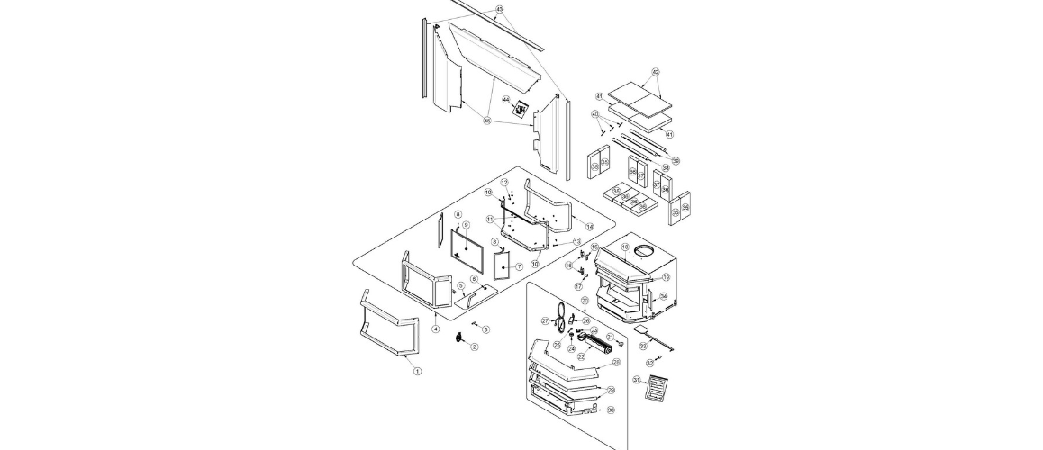 Osburn 1800 Insert- wood