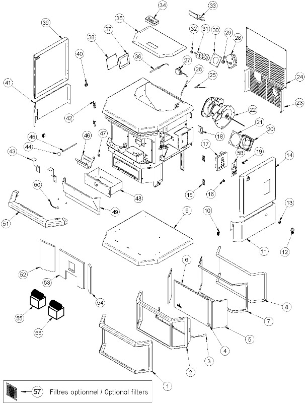 Osburn Hybrid 45 Pellet Serial 1620-1744